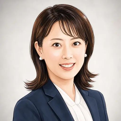 青木 ひとみの似顔絵