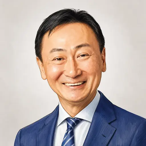 東 徹の似顔絵