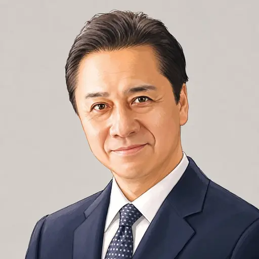畦元 将吾の似顔絵