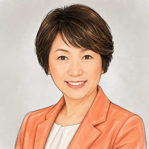 あべ 俊子の似顔絵