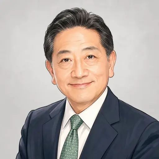 安藤 たかおの似顔絵