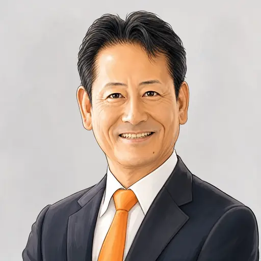 石川 勝の似顔絵