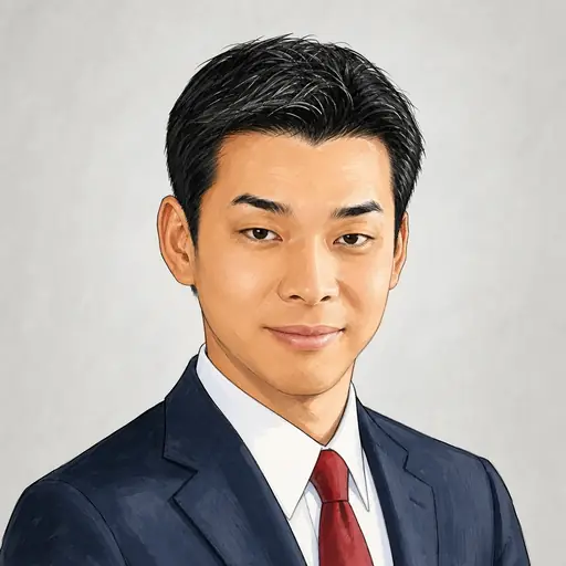 井野 俊郎の似顔絵