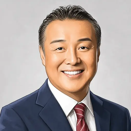 井上 英孝の似顔絵