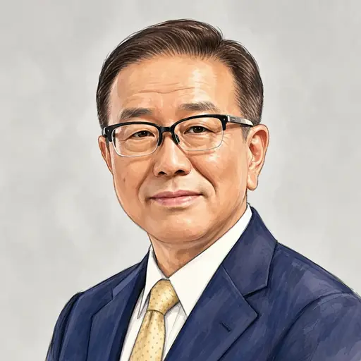 上田 英俊の似顔絵