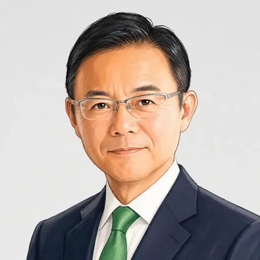 上野 賢一郎の似顔絵