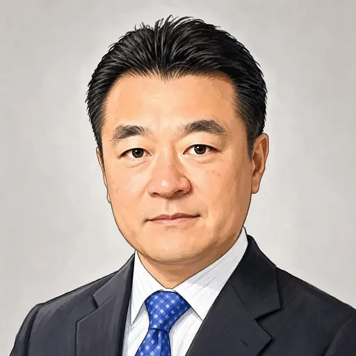 大岡 敏孝の似顔絵