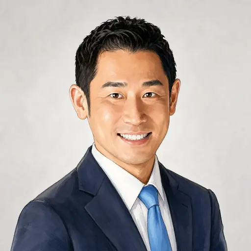 大西 洋平の似顔絵