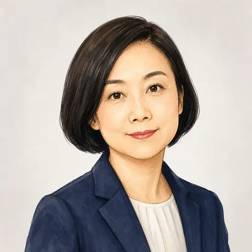 大森 江里子の似顔絵
