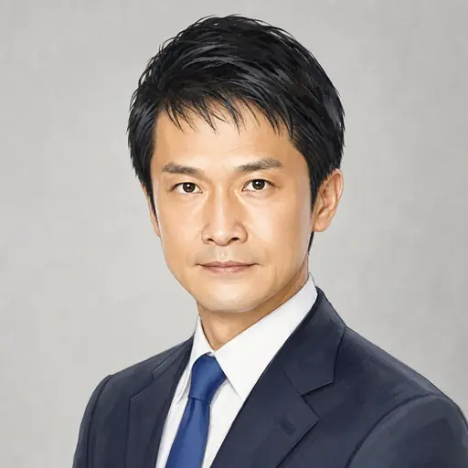小川 淳也の似顔絵