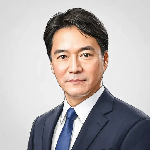 尾崎 正直の似顔絵