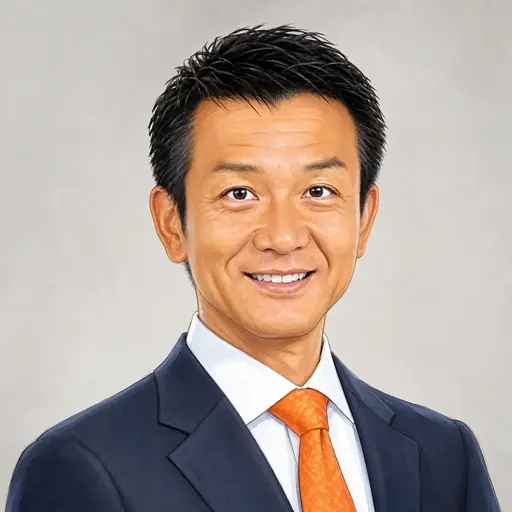 小田原 潔の似顔絵