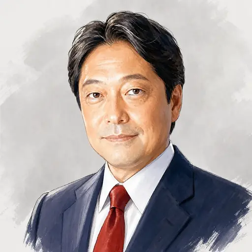 小野寺 五典の似顔絵