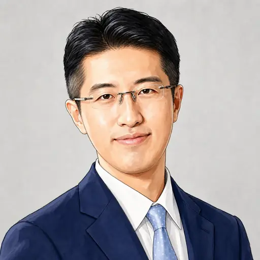 河西 宏一の似顔絵