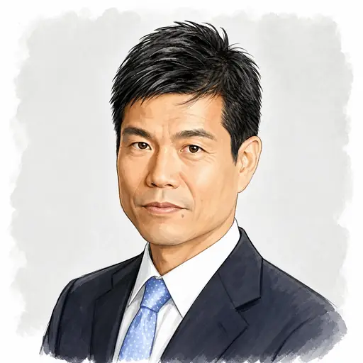 勝俣 孝明の似顔絵