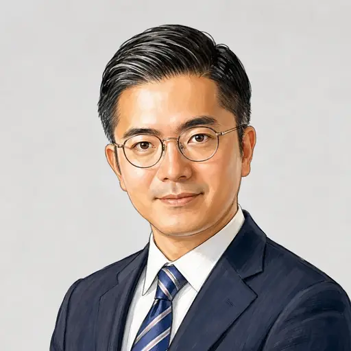 金子 容三の似顔絵