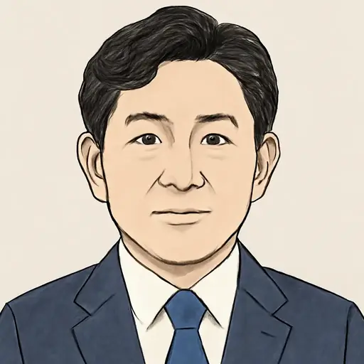 川崎 ひでとの似顔絵