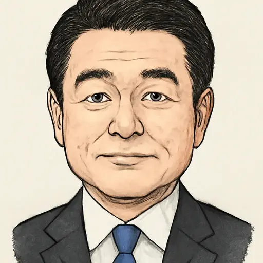河野 義博の似顔絵