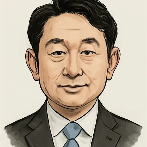 川松 真一朗の似顔絵