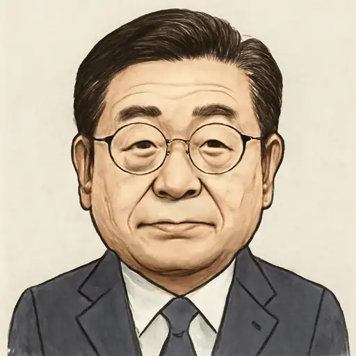 菅家 一郎の似顔絵