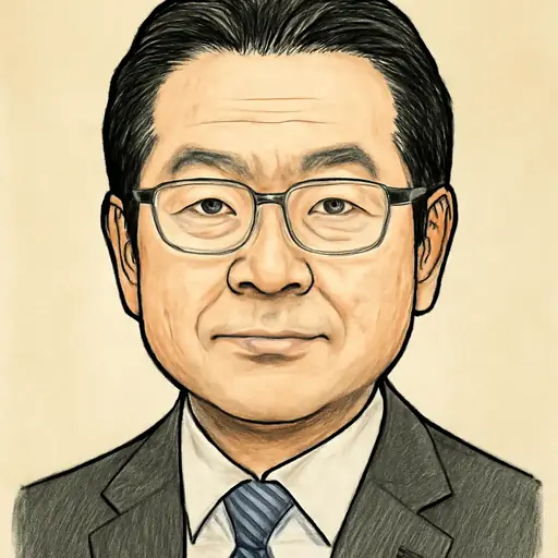 神田 潤一の似顔絵