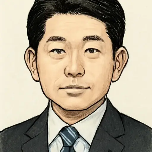 岸 信千世の似顔絵