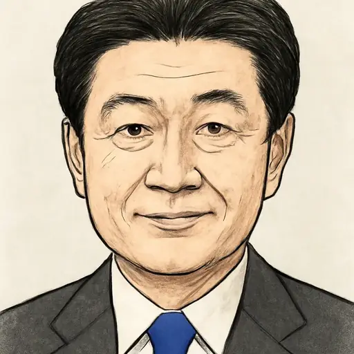 木原 稔の似顔絵