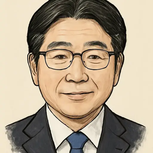 國重 徹の似顔絵