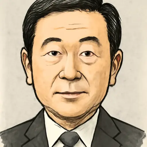 栗原 渉の似顔絵