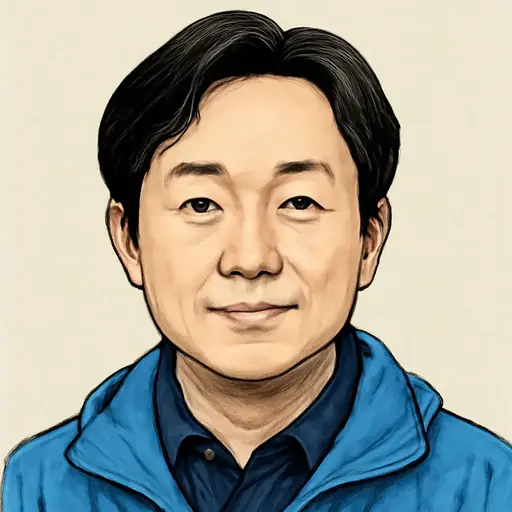こうらい啓一郎の似顔絵