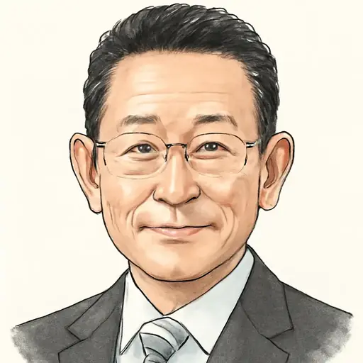國場 幸之助の似顔絵