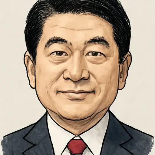 小林 茂樹の似顔絵