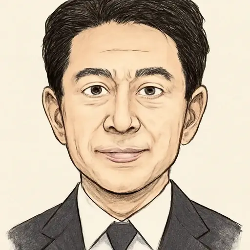 小林 史明の似顔絵