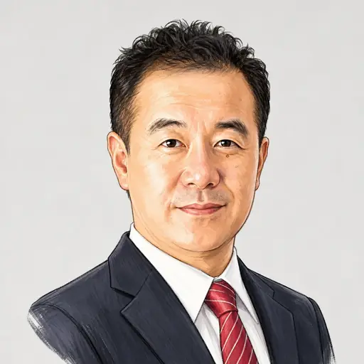 小森 卓郎の似顔絵