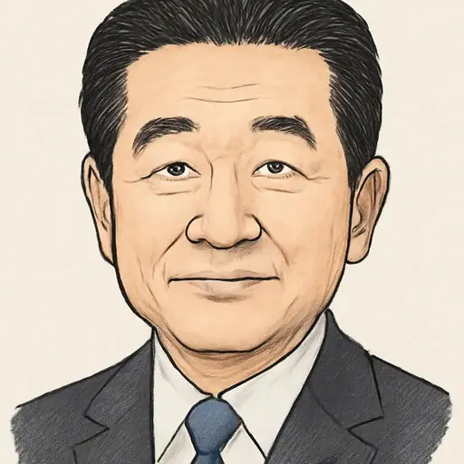 坂井 学の似顔絵