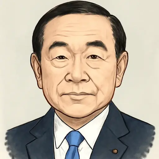 坂本 哲志の似顔絵