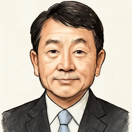 笹川 博義の似顔絵