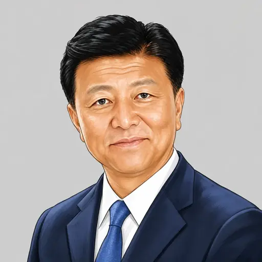 新藤 義孝の似顔絵