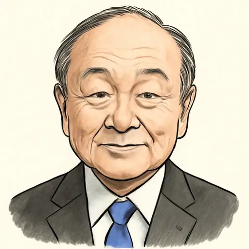 鈴木 俊一の似顔絵