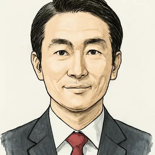 須田 英太郎の似顔絵