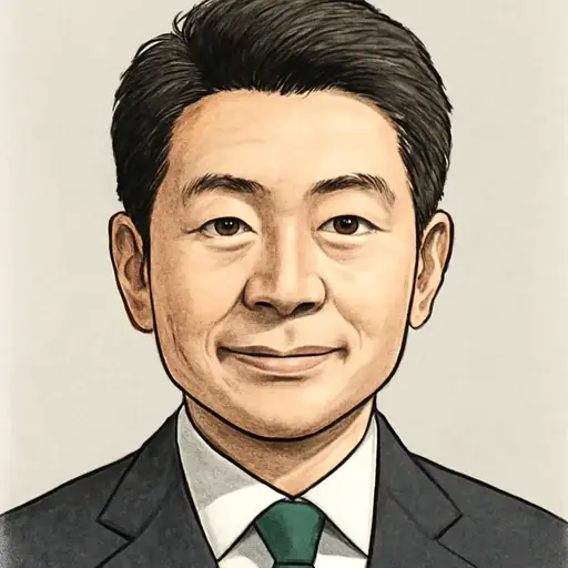 住吉 寛紀の似顔絵