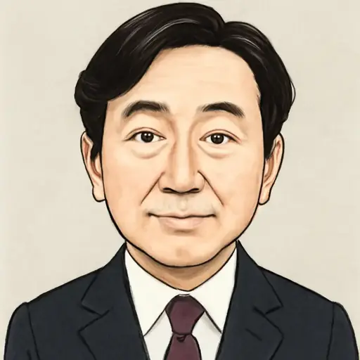 園崎 弘道の似顔絵