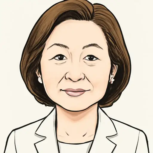 高階 恵美子の似顔絵