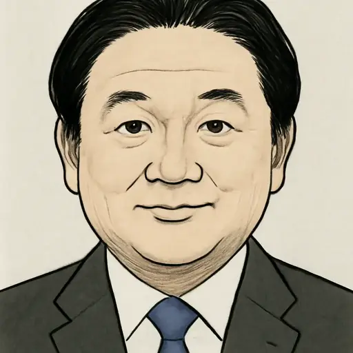 武部 新の似顔絵