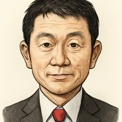 武村 展英の似顔絵
