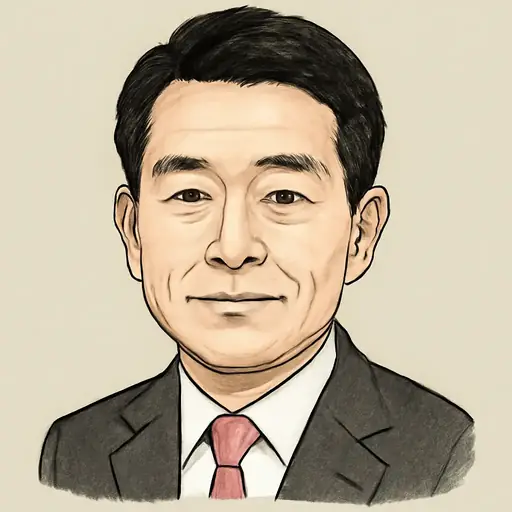 辰巳 孝太郎の似顔絵