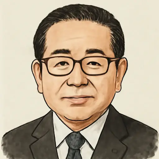 田中 昌史の似顔絵