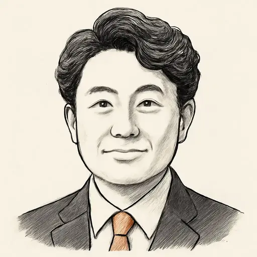 谷 浩一郎の似顔絵