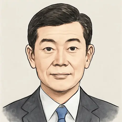 辻 清人の似顔絵