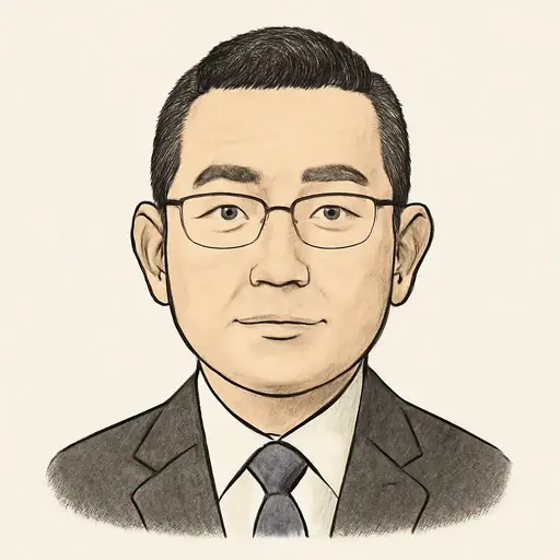 津島 淳の似顔絵